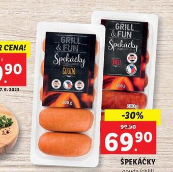 Lidl Špekáčky nabídka