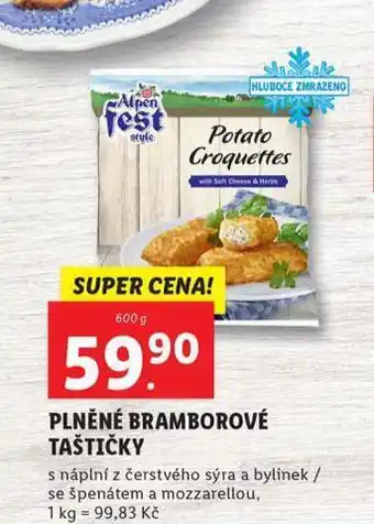 Lidl Plněné bramborové taštičky nabídka