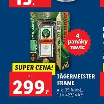 Lidl Jägermeister frame nabídka