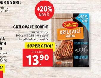Lidl Grilovací koření nabídka