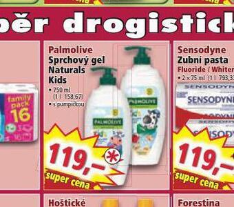 Norma Palmolive sprchový gel nabídka