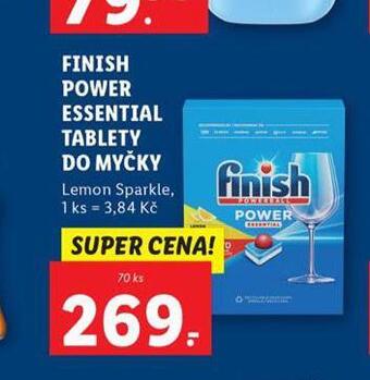 Lidl Finish power essential tablety do myčky nabídka