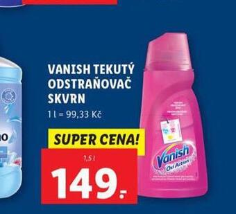 Lidl Vanish tekutý odstraňovač skvrn nabídka