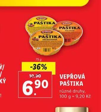 Lidl Vepřová paštika nabídka