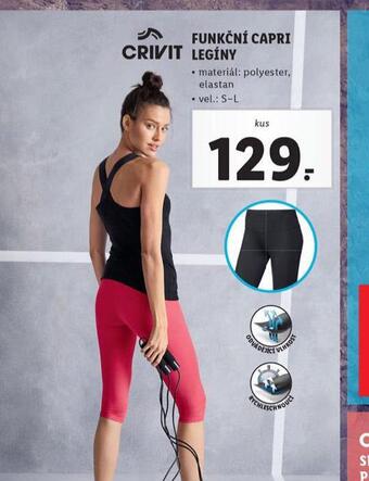 Lidl Funkční capri legíny nabídka