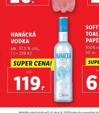 Lidl Hanácká vodka nabídka