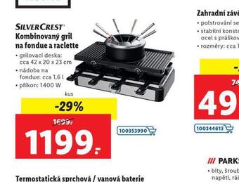 Kombinovaný gril na fondue a raclette