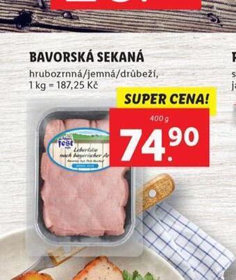 Lidl Bavorská sekaná nabídka