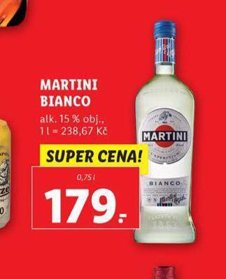 Lidl Martini bianco nabídka