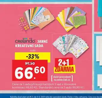 Lidl Jarní kreativní sada nabídka