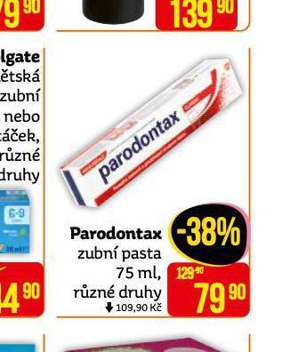 Teta Parodontax zubní pasta nabídka