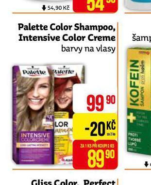 Teta Palette color shampoo, intesive color creme nabídka