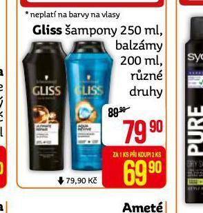 Teta Gliss šampony, balzámy nabídka