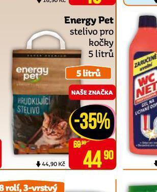Teta Energy pet stelivo pro kočky nabídka
