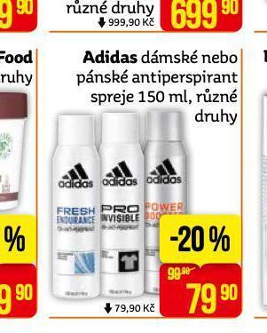 Teta Adidas antiperspirant nabídka