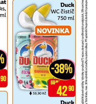 Teta Duck wc čistič nabídka