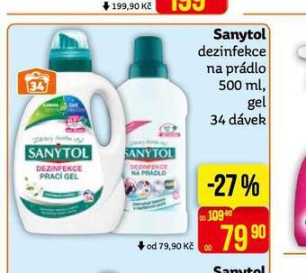 Teta Sanytol dezinfekce na prádlo nabídka