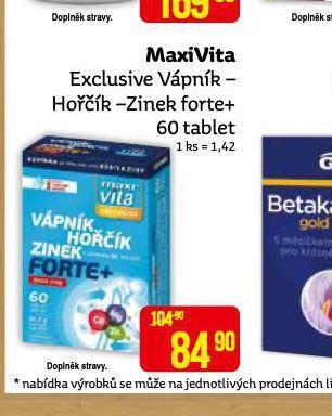 Teta Maxivita exclusive vápník-hořčík-zinek forte+ nabídka