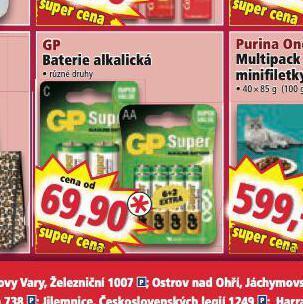 Norma Gp baterie alkalické nabídka