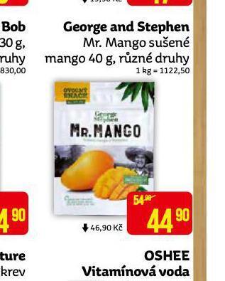 Teta George and stephen mr. mango sušené mango nabídka