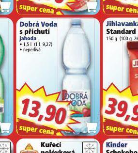 Norma Dobrá voda s příchutí jahoda nabídka