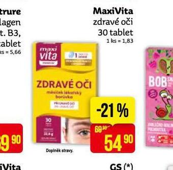 Teta Maxivita zdravé oči nabídka