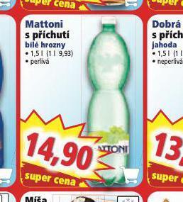 Norma Mattoni s příchutí bílé hrozny nabídka