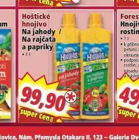 Norma Hoštické hnojivo na jahody / na rajčata a papriky nabídka