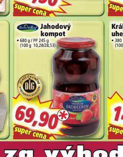 Norma Jahodový kompot nabídka