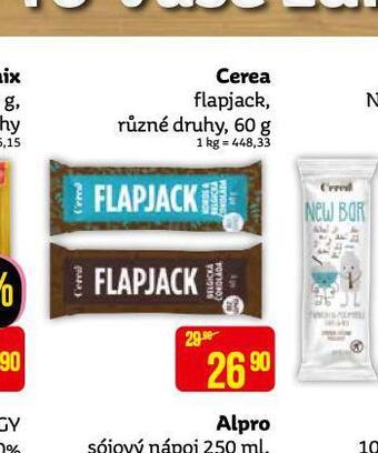 Teta Cerea flapjack nabídka
