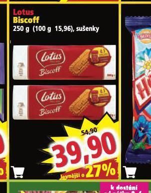 Norma Lotus biscoff nabídka