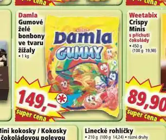 Norma Damla gumové želé bonbony nabídka