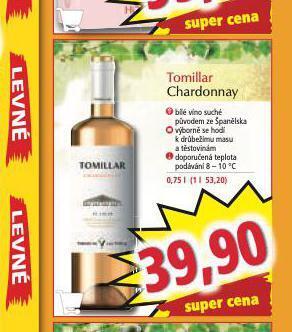 Norma Tomillar chardonnay nabídka