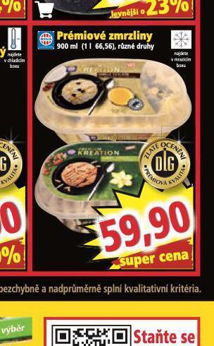 Norma Prémiové zmrzliny nabídka