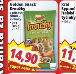 Norma Golden snack kroužky nabídka