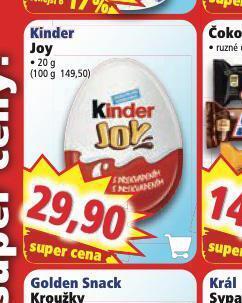 Norma Kinder joy nabídka