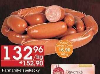 Jip Farmářské špekáčky, 1 kg nabídka