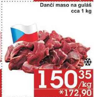 Dančí maso na guláš, 1 kg
