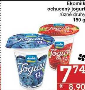 Jip Ekomilk ochucený jogurt různé druhy, 150 g nabídka