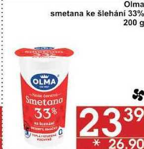 Jip Olma smetana ke šlehání 33%, 200 g nabídka