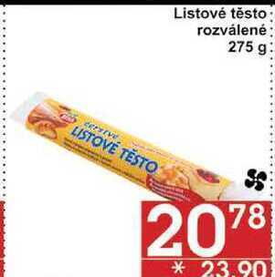 Jip Listové těsto rozválené, 275 g nabídka