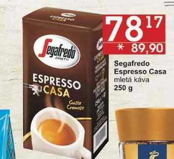 Jip Segafredo espresso casa mletá káva, 250 g nabídka