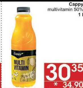 Jip Cappy multivitamin 50%, 1 l nabídka