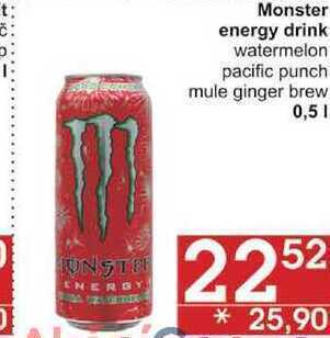 Jip Monster energy drink watermelon, 0,5 l nabídka