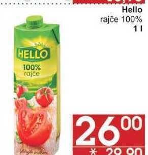 Jip Hello rajče 100%, 1 l nabídka