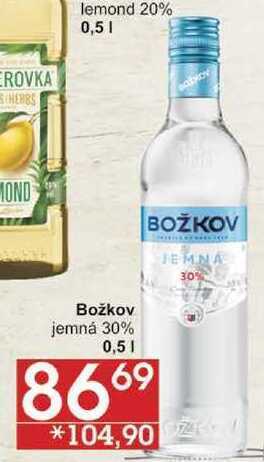 Jip Božkov jemná 30%, 0,5 l nabídka