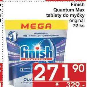 Jip Finish quantum max tablety do myčky original, 72 ks nabídka