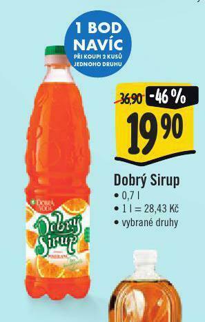 Jip Dobrý sirup nabídka