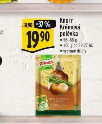Jip Knorr krémová polévka nabídka