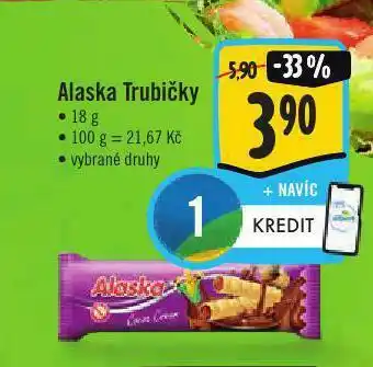 Alaska trubičky